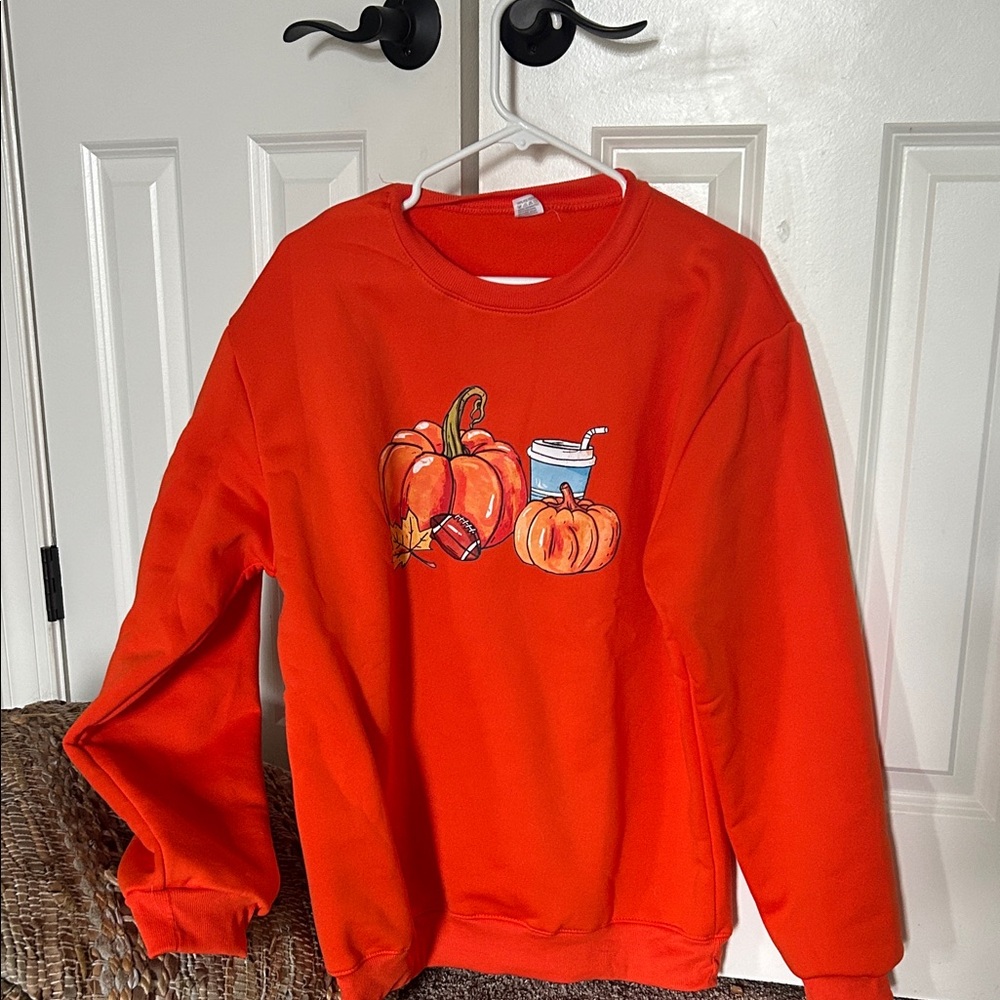 Orange Pumpkin Sweatshirt